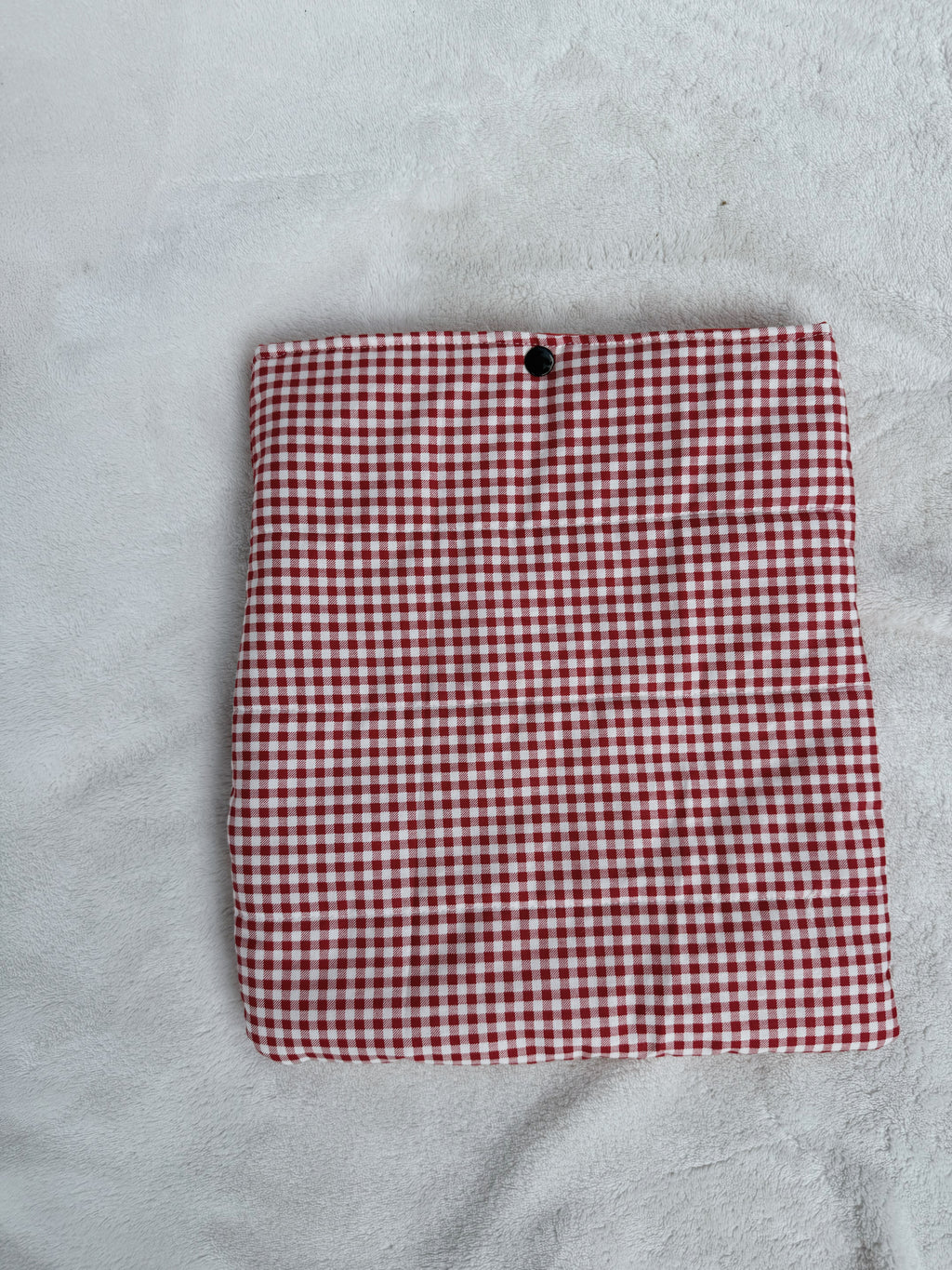 Large cherry and gingham  sleeve