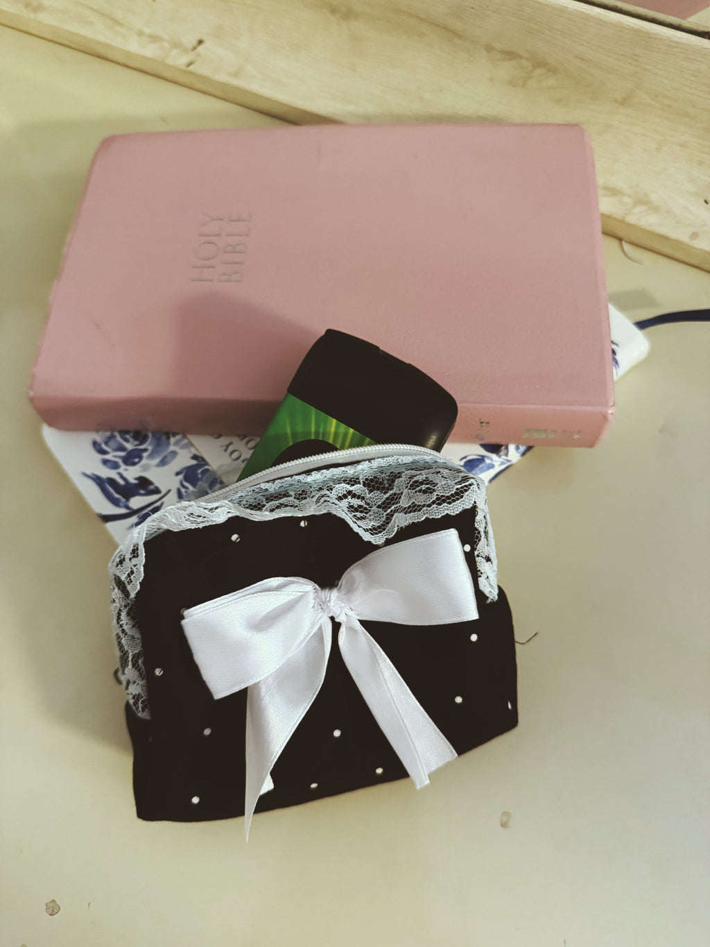 Polka-Dot Small Pouch