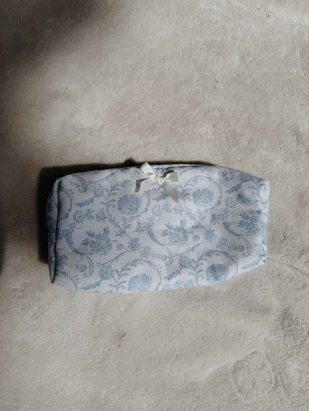 Blue Floral Pencil Case