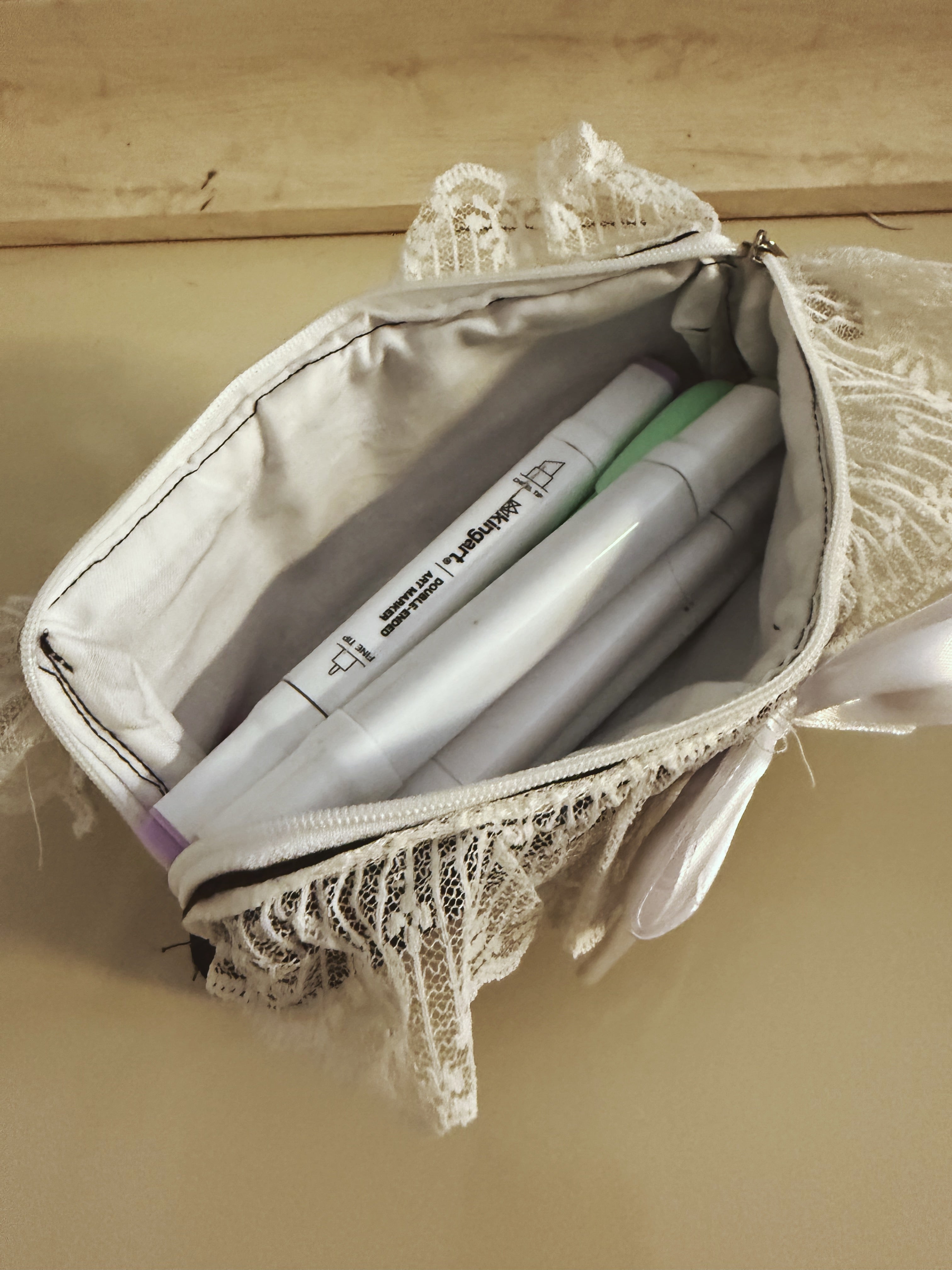 Polka-Dot Pencil Case