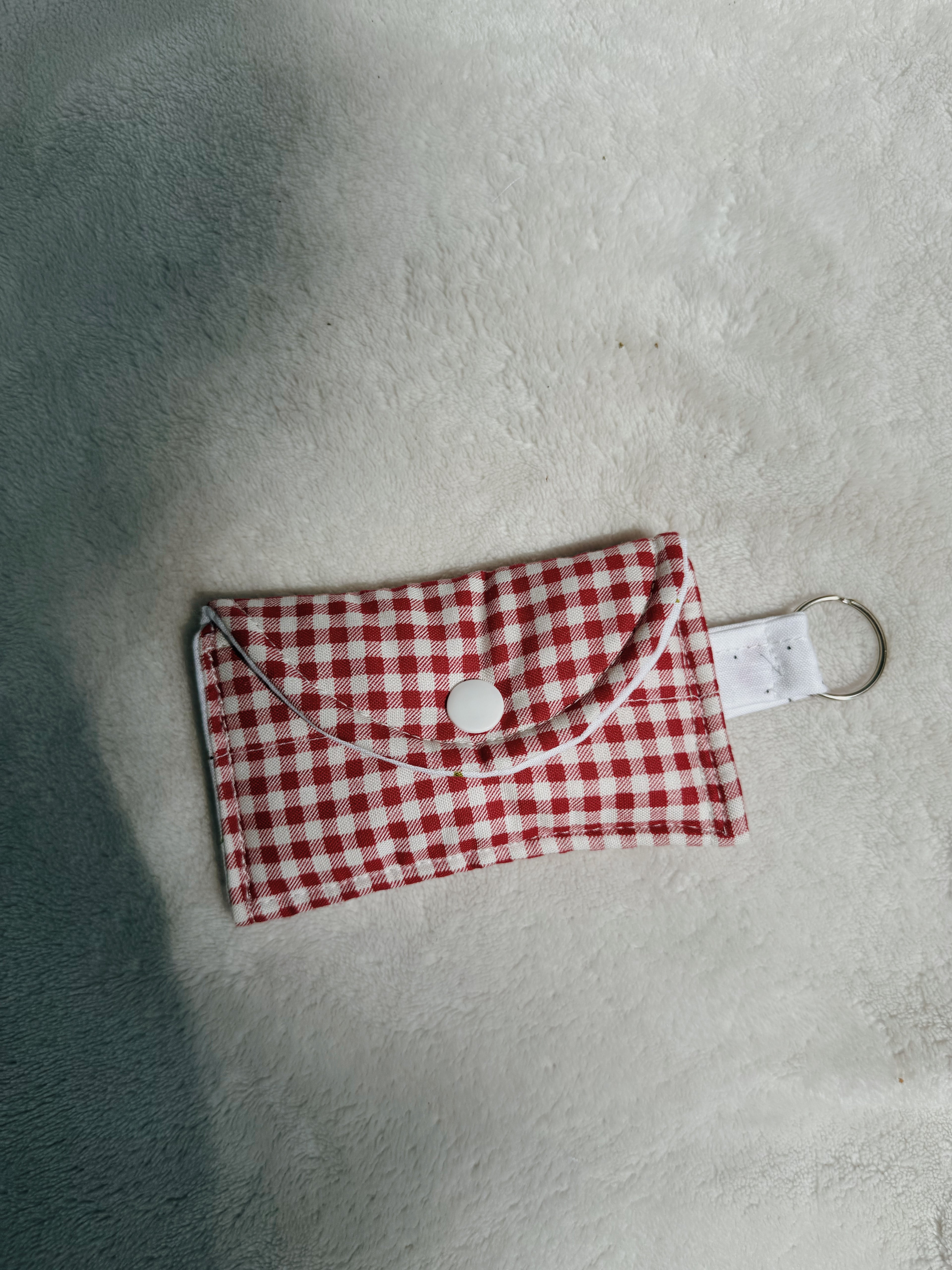 Gingham mini wallets
